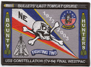 OPO 10 - Military Fighter Aircraft 1/100 F-140 Tomcat US Navy VF-2 Bounty  Hunters Last Tomcat Cruise 2003 - CP31